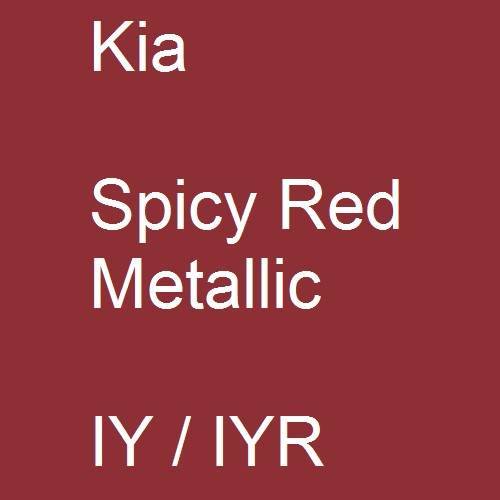 Kia, Spicy Red Metallic, IY / IYR.